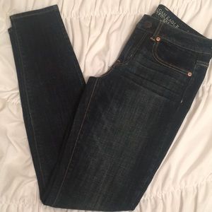 American Eagle high-rise Dark wash Skinny Stretch